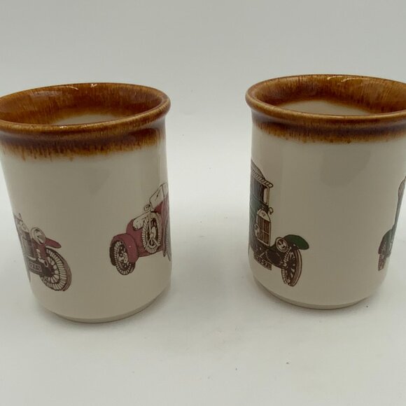 2 Vintage Biltons Staffordshire England Tableware Antique Car Coffee Mugs - Picture 6 of 7